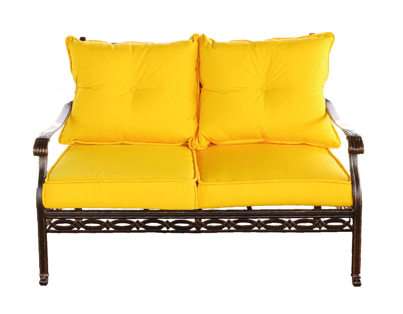 Philadelphia 2er Sofa mit Kissen