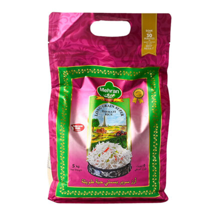 Mehran Extra Long Grain Basmati Rice 5Kg